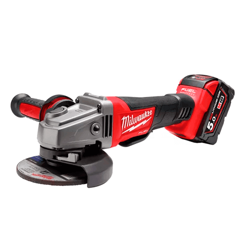 Miniamoladora Batería. MILWAUKEE M18 CAG125XPD-502. | Herramientas a batería